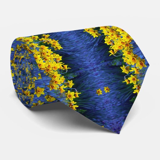 Daffodil Spring Fantasy Krawatte (Gerollt)