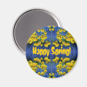 Daffodil Spring Fantasy Magnet (Vorderseite/Rückseite)