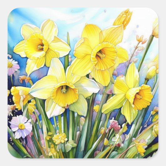 Daffodil Stickers (Vorderseite)