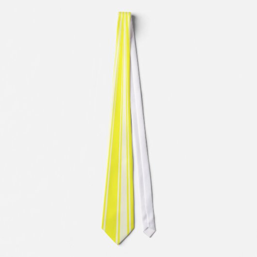 Daffodil Stripe Funky Pattern Krawatte (Vorderseite)