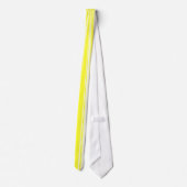 Daffodil Stripe Funky Pattern Krawatte (Rückseite)