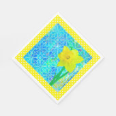 Daffodil Sunshine Serviette (Ecke)