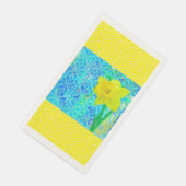 Daffodil Sunshine Serviette (Ecke)