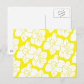 Daffodil Wallpaper Postkarte (Vorne/Hinten)