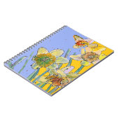 Daffodil Watercolor Journal Floral Notebook Notizblock (Linke Seite)