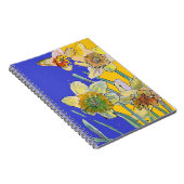 Daffodil Watercolor Journal Floral Notebook Notizblock (Rechte Seite)