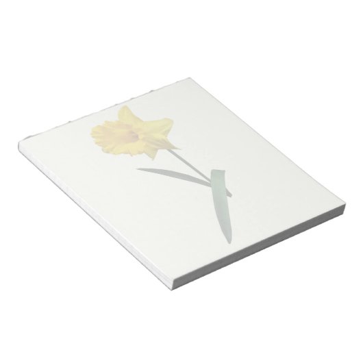 Daffodil Waving Hi Notizblock (angewinkelt)