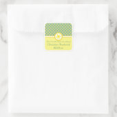 Daffodil Wedding, Save the Date Aufkleber (Tasche)
