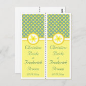 Daffodil Wedding, Souvenir 2x Lesezeichen Postkart Postkarte (Vorne/Hinten)