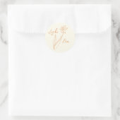 Daffodil Wedding Sticker (Tasche)