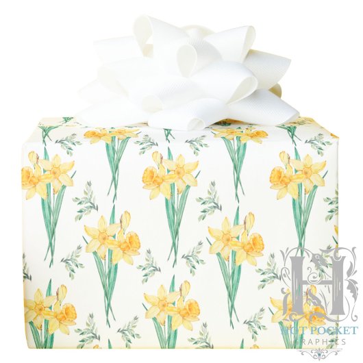 Daffodil Wrapping Paper Geschenkpapier