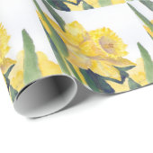 DAFFODIL WRAPPING PAPIER GESCHENKPAPIER (Rolleneckpunkt)