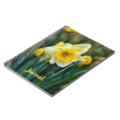 Daffodil Yellow Blume Personal Journal Notizblock (Linke Seite)