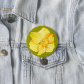 Daffodil Yellow Kurz Trumpet Spring Blume Button (Beispiel)