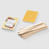 Daffodil Yellow Wedding Einladung Fächer (Non-assembled)