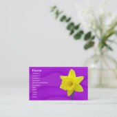 Daffodill Visitenkarte (Stehend Vorderseite)