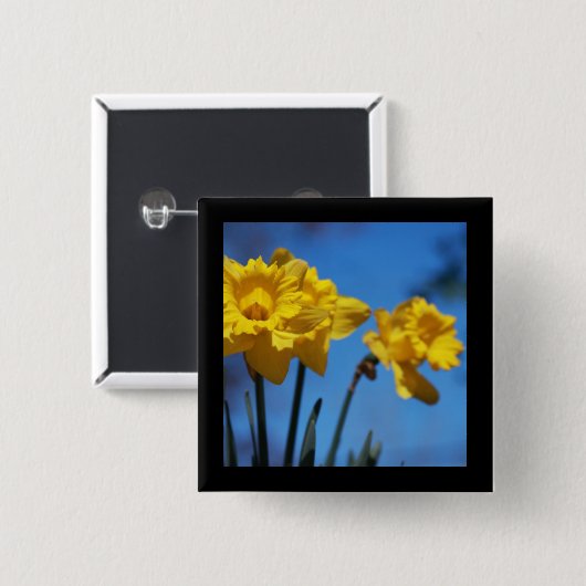 Daffodills Button (Vorne & Hinten)