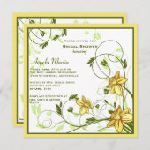 Daffodills Einladung (Vorne/Hinten)