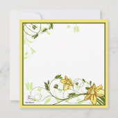 Daffodills Einladung (Rückseite)