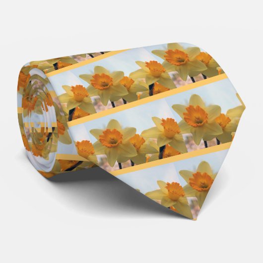 Daffodills Krawatte (Gerollt)