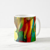 Daffodils. Abstract floral composition in a cubist Kaffeetasse (VorderseiteRechts)