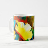 Daffodils. Abstract floral composition in a cubist Kaffeetasse (Vorderseite Links)