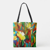 Daffodils. Abstract floral composition in a cubist Tasche (Rückseite)