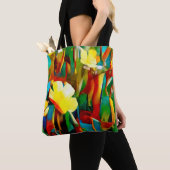 Daffodils. Abstract floral composition in a cubist Tasche (Von Nahem)