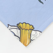 Daffodils Art: Nouveau Spring Fleecedecke (Ecke)