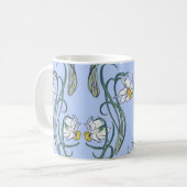 Daffodils Art: Nouveau Spring Kaffeetasse (Vorderseite Links)