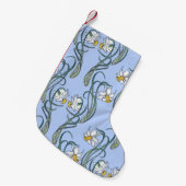 Daffodils Art: Nouveau Spring Kleiner Weihnachtsstrumpf (Vorderansicht (hängend))