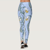 Daffodils Art: Nouveau Spring Leggings (Rückseite)