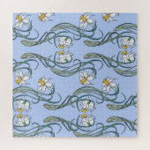 Daffodils Art: Nouveau Spring Puzzle (Horizontal)