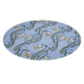 Daffodils Art: Nouveau Spring Schneidebrett (Ecke)