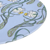 Daffodils Art: Nouveau Spring Schneidebrett (Ecke)