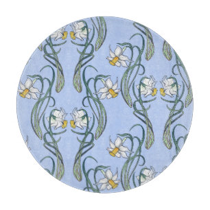 Daffodils Art: Nouveau Spring Schneidebrett