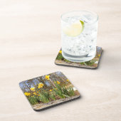 Daffodils at Easter Hard Plastic Coasters Getränkeuntersetzer (Rechte Seite)