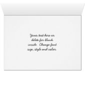 Daffodils By Brook Flower Photography Note Card (Innenansicht Horizontal (Unten))