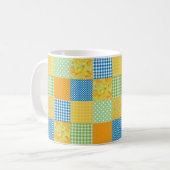 Daffodils Coffee Tasse: Country Style Imitate-Patc Kaffeetasse (Vorderseite Links)