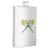 Daffodils Crossed Flachmann (Rechts)