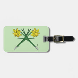 Daffodils Crossed Gepäckanhänger