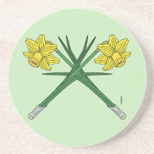Daffodils Crossed Getränkeuntersetzer