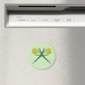 Daffodils Crossed Magnet (In Situ (Geschirrspüler))