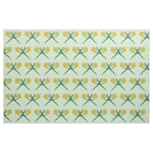 Daffodils Crossed Stoff (Fat Quarter (45,7 x 55,9 cm))