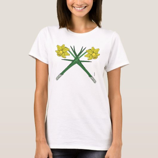 Daffodils Crossed T-Shirt (Vorderseite)