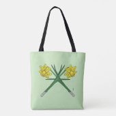 Daffodils Crossed Tasche (Rückseite)