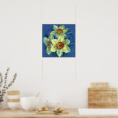 "Daffodils - die Freuden des Frühlings" schönes Ku Poster (Küche)