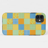Daffodils, Gingham und Polkas Imitate-Patchwork Case-Mate iPhone Hülle (Rückseite (Horizontal))