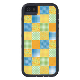 Daffodils, Gingham und Polkas Imitate-Patchwork Case-Mate iPhone Hülle