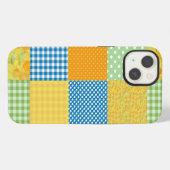 Daffodils iPad Mini Hülle, Land Faux-Patchwork iPhone Hülle (Rückseite (Horizontal))
